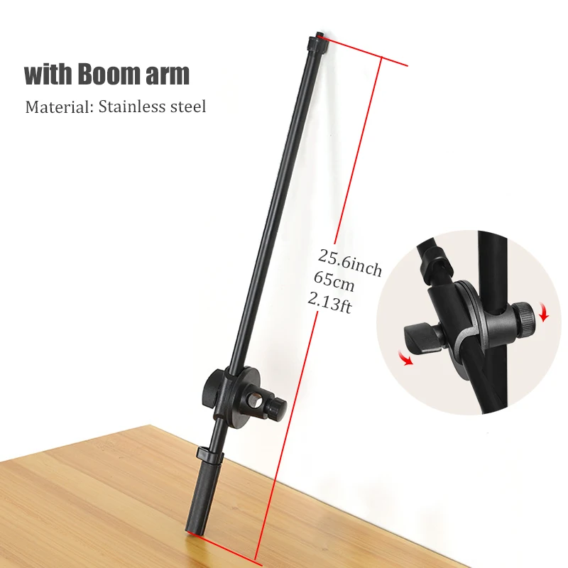 BFOLLOW 2m 79inch Tripod for Overhead Shooting Mobile Phone Tablet Light DSLR Camera with Boom Arm Video Studio Youtuber Stand - Image 5