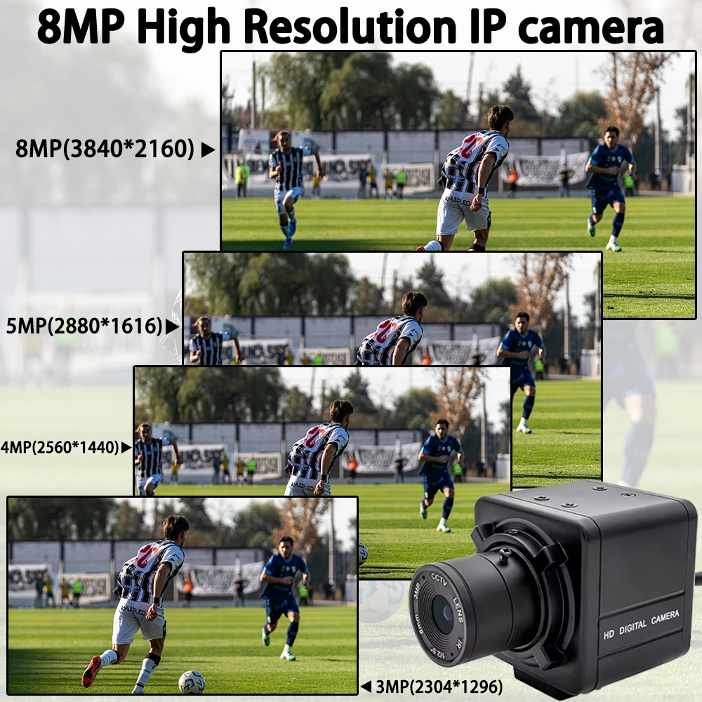 WGWK 4K CMOS POE Digital Live Stream Camera 3/4/5/8MP HD Security Protection Webcam Industrial 2.1/5-100mm Manual Varifocal Lens - Image 3