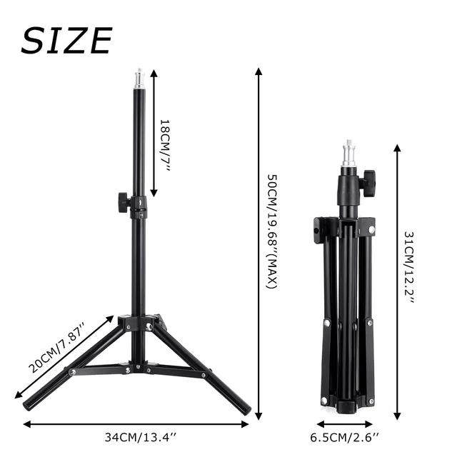 LED Selfie Ring Light Dimmable Photography LED Fill Lighring With Tripod Bluetooth Remote Control For Phone Video Live Recording - Image 5